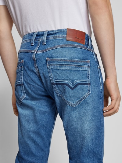 Pepe Jeans Tapered Fit Jeans im 5-Pocket-Design Modell 'SPIKE' Jeansblau 3