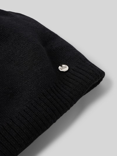 CAPELLI NEW YORK Beanie mit Label-Detail Black 2