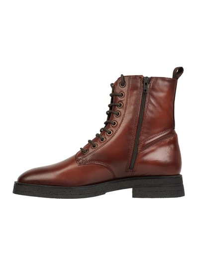 Marc O'Polo Lederboots mit Schnürverschluss Modell 'Mela' Cognac 3