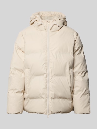 FREE/QUENT Kurtka pikowana z zamkiem błyskawicznym dwustronnym model ‘RAINGO’ Złamany biały 2