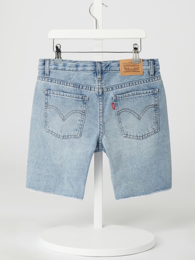 Levi’s® Kids Girlfriend Fit Mid Rise Jeansshorts aus Baumwolle Jeansblau 4