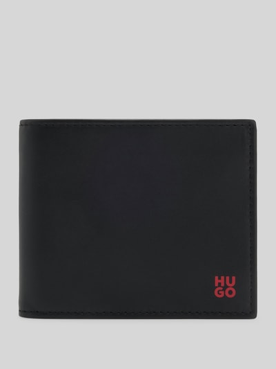HUGO Portemonnee van echt runderleer, model 'TIBBY_N_TRIFOLD' Zwart - 1