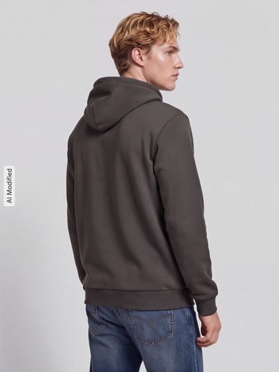 ONLY & SONS Regular fit hoodie van katoenmix model 'CERES' Leem - 5