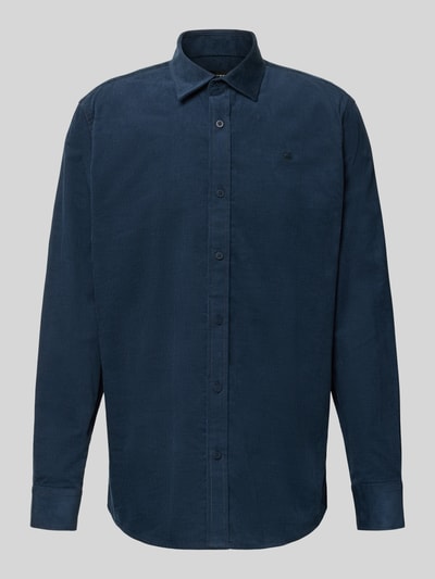 Produktfoto, Regular fit vrijetijdsoverhemd uit puur katoen van g-star in donkerblauw met fijne ribtextuur, Heren vrijetijdsoverhemd von G-Star RAW