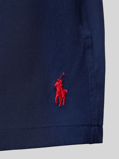 Polo Ralph Lauren Badehose mit Logo-Stitching Modell 'TRAVELER' Marine 2