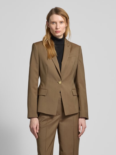 BOSS Blazer mit Brustleistentasche Modell 'Jia' Cognac 4