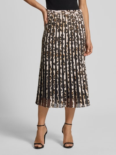 Marc Cain Midirock mit elastischem Bund Camel 4