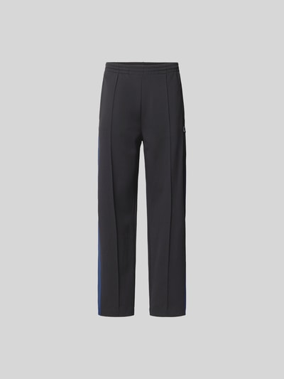 Produktfoto, Sweatpants mit Logo-Stitching von Kenzo in Dunkelblau, Straight Fit, Reine Baumwolle, Ziernähte, elastischer Bund, Herren