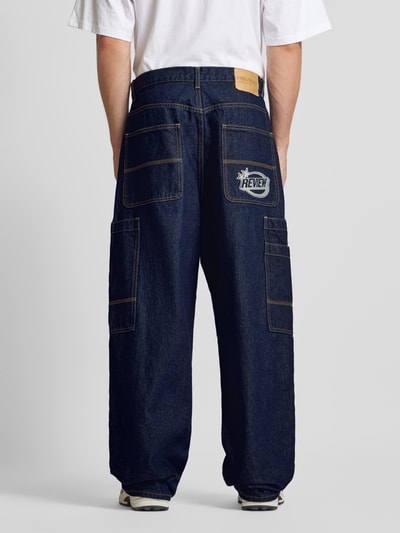 REVIEW Super baggy jeans met cargozakken Zwart - 5