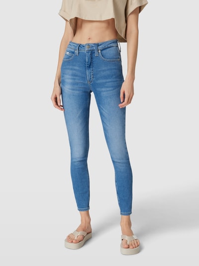 Calvin Klein Jeans Skinny fit jeans in 5-pocketmodel Jeansblauw - 4