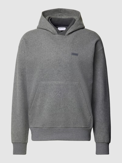 CK Calvin Klein Hoodie im Double-Layer-Look Silber Melange 2