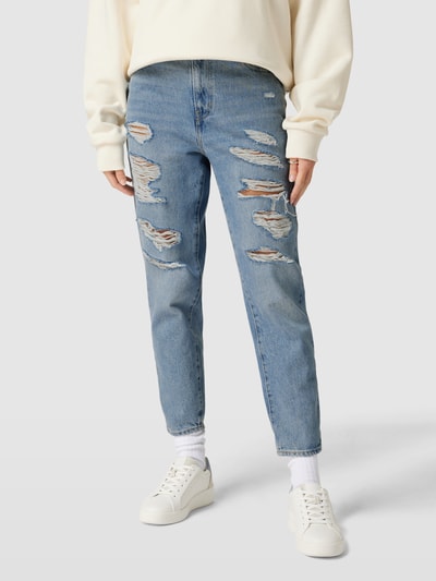 Levi's® Jeansy o kroju mom fit z wysokim stanem i 5 kieszeniami Jasnoniebieski 4