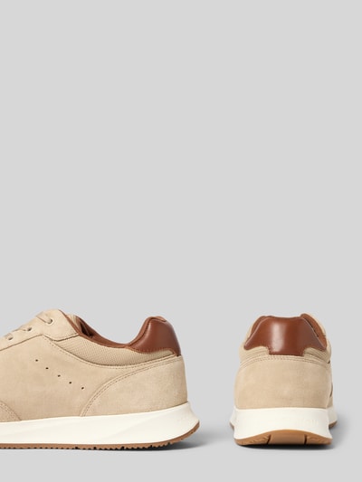 Tommy Hilfiger Low Top Sneaker aus echtem Velours-Leder  Beige 2