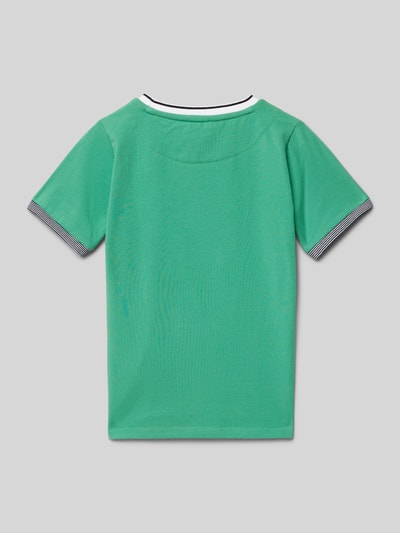 Steiff T-shirt met motiefstitching Groen - 3