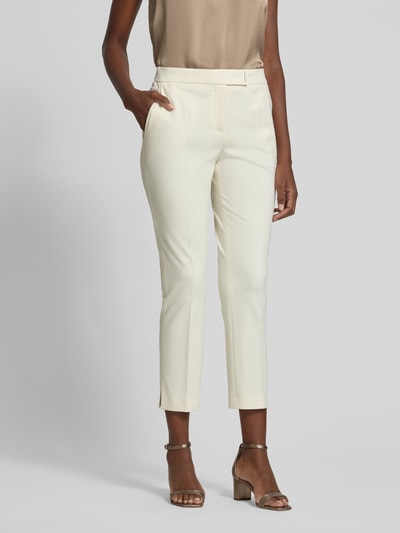 BOSS Regular Fit Stoffhose aus Viskose-Mix Modell 'TAPRIA-CROP' Offwhite 4