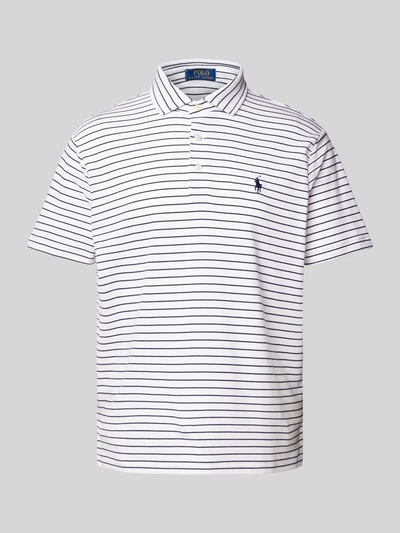 Polo Ralph Lauren Slim fit poloshirt met labelstitching Middengrijs - 2