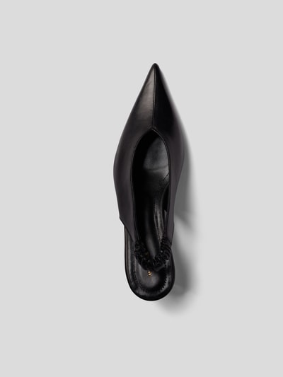 Anine Bing Sling-Pumps aus Leder Schwarz 4