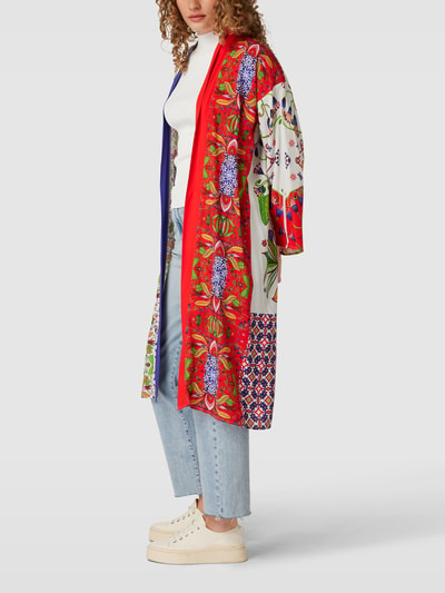 Risy & Jerfs Kimono mit Allover-Muster Modell 'Pampelona' Hellrot 4