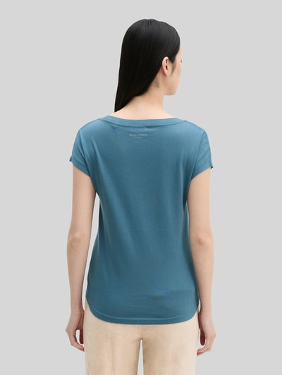 Marc O'Polo Regular Fit T-Shirt aus reiner Baumwolle Petrol 5