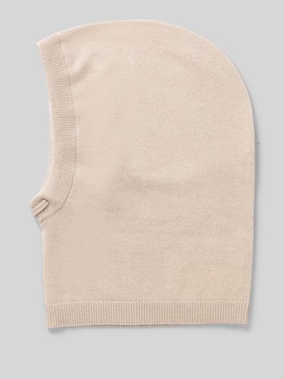 Christian Berg Woman Balaclava aus reinem Kaschmir Beige 1