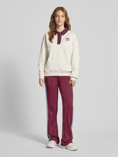 FILA Joggingbroek met elastische band, model 'COMO' Donkerrood - 1