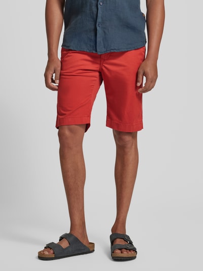 Pierre Cardin Bermudas in unifarbenem Design Rot 4