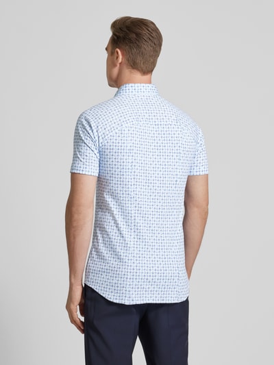 Desoto Zakelijk overhemd met kentkraag Bleu - 5