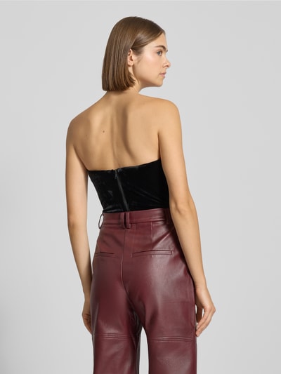Bardot Body aus Samt im Off-Shoulder-Look Modell 'ELENI' Black 5