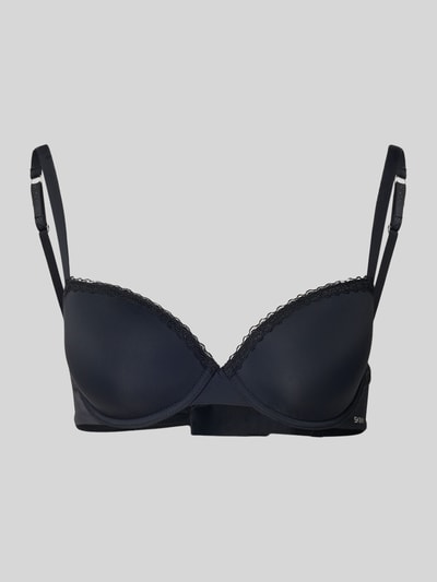 Skiny BH mit Label-Print Black 1