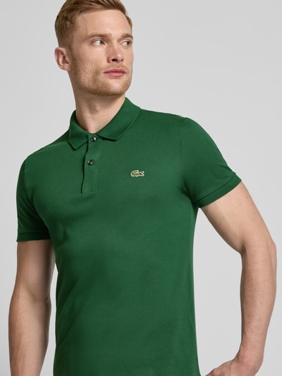 Lacoste Slim Fit Poloshirt mit Label-Patch Modell 'PIQUE' Gruen 3