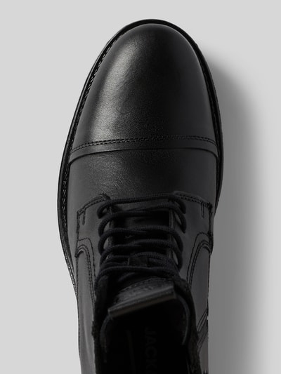 Jack & Jones Boots aus Leder mit Reißverschluss Modell 'RUSSEL' Black 3