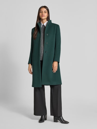 ICONS Cinzia Rocca Mantel mit Kaschmir-Anteil Dunkelgruen 1