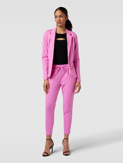 ICHI Blazer mit regulärem Schnitt und Reverskragen Pink 1