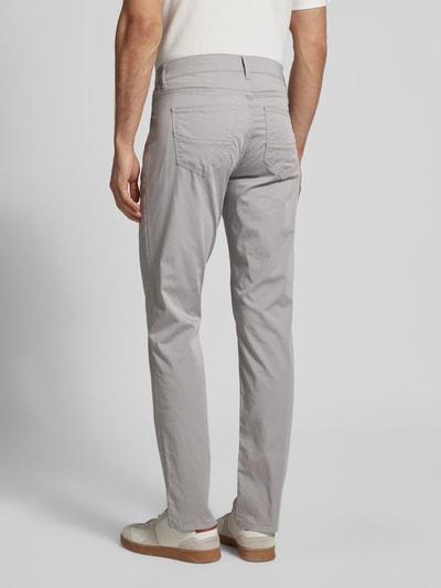 Brax Regular fit chino in 5-pocketmodel, model 'ULTRALIGHT' Lichtgrijs - 5