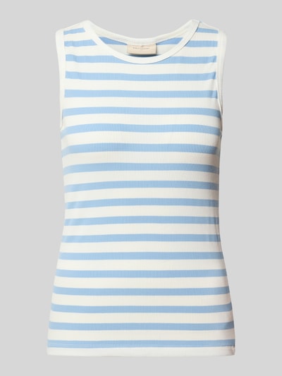 FREE/QUENT Tanktop in Ripp-Optik Modell 'Effy' Hellblau 2