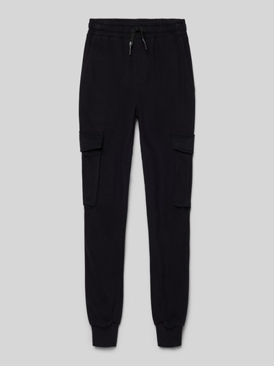 s.Oliver RED LABEL Joggingbroek met cargozakken Zwart - 1