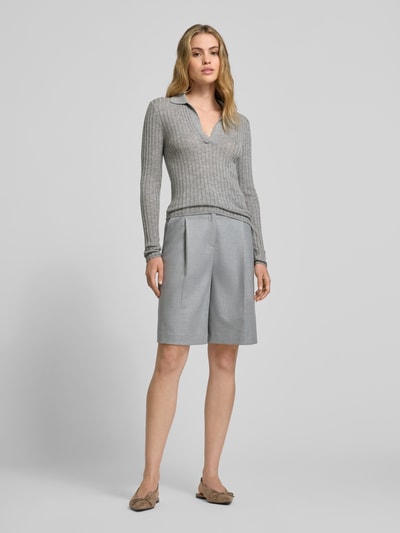 Style Icon Collection Ribgebreide pullover van wol  Middengrijs gemêleerd - 1