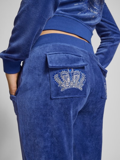 Juicy Couture Sweatpants met labeldetail Donkerblauw - 3