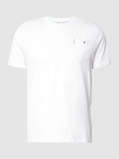 BEN SHERMAN T-shirt met labeldetail, model 'SIGNATURE' Wit - 2