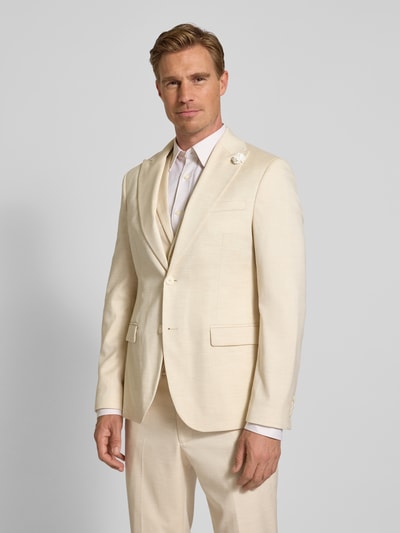 MCNEAL Sakko mit Lyocell- und Leinen-Anteil Beige 4
