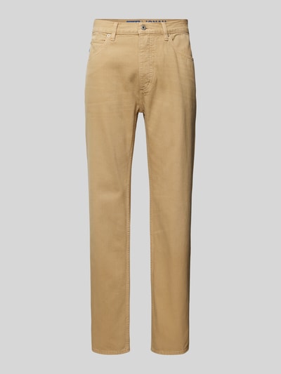 Hugo Blue Straight leg jeans in 5-pocketmodel, model 'Jonah' Beige - 2