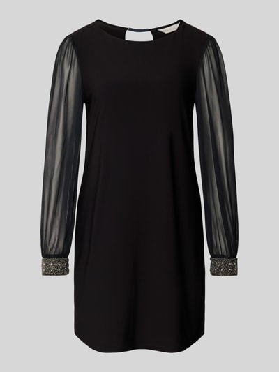 Apricot Minikleid mit Rundhalsausschnitt Black 2