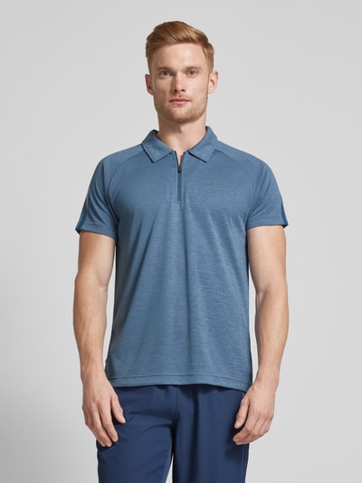 Joy Regular Fit Poloshirt mit Logo-Print Modell 'IVO' Rauchblau 4