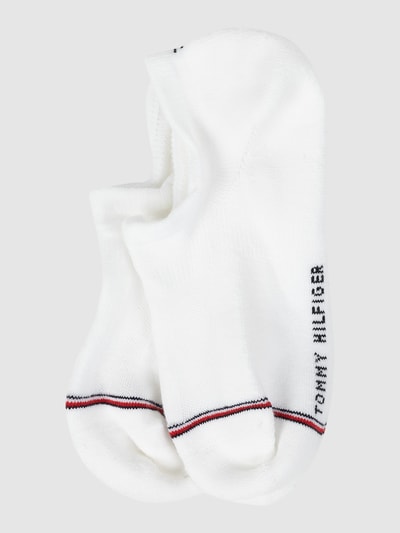 Tommy Hilfiger Socken mit Kontraststreifen im 2er-Pack Weiss 1