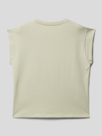 Guess T-shirt met labeldetail Rietgroen - 3