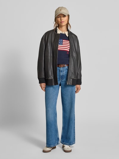 Tommy Hilfiger Wide Leg Jeans aus Lyocell Bleu Melange 1