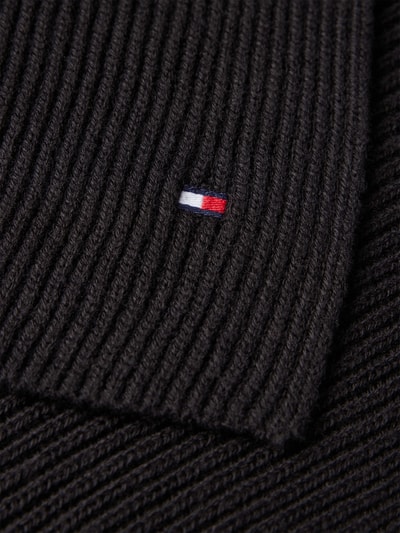 Tommy Hilfiger Schal mit Strukturmuster Black 2