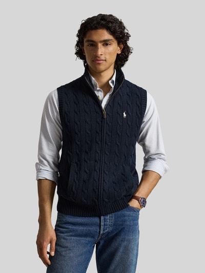 Polo Ralph Lauren Regular Fit Weste aus reiner Baumwolle Marine 4