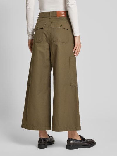 Weekend Max Mara Hose mit  Cargotaschen Modell 'QUIZ' Khaki 5