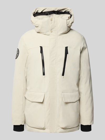 Superdry Parka mit Kapuze und Pattentaschen Offwhite 1